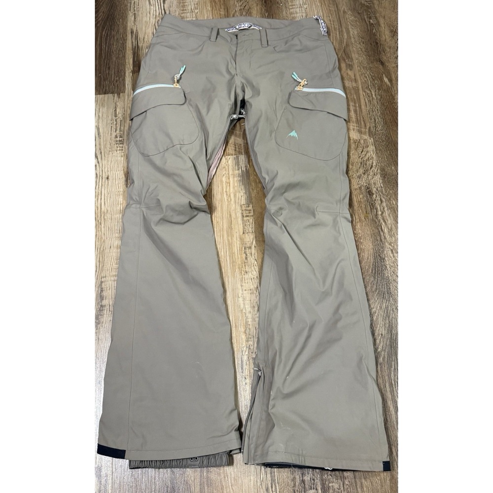 Burton Snow Pants Women Small Gloria Gore-Tex Snowboard Ski Pockets Insulated
